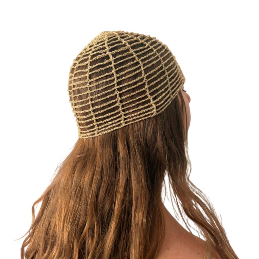 Mesh Hat Gold
